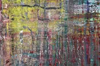 Gerhard Richter, Abstract Paiting, 2017, olej na plátně, Foto: Hungarian National Gallery