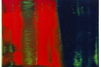 Gerhard Richter, Grun-Blau-Rot, 1993, soukromá sbírka