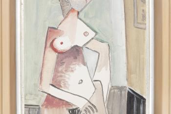 Alois Wachsman: Figura (Stojící nahá žena), zdroj: Adolf Loos Apartment and Gallery