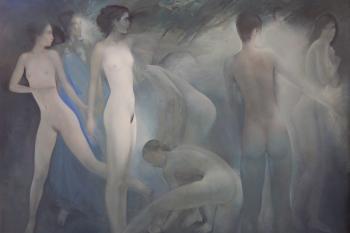 Jiří Kovařík: Artemis v lázni, 1987, foto: David Růžička