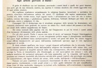 Marinetti: Manifesty, ukázka, zdroj: nakladatelství Academia