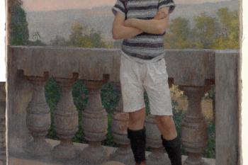 Vlaho Bukovac: Na balkóně - syn umělcův, 1905, Národní galerie Praha, foto: NG Praha
