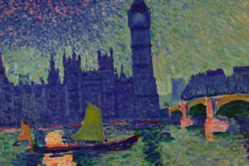 André Derain: Big Ben, 1906, Musée d'art moderne, zdroj: Musée Marmottan Paris