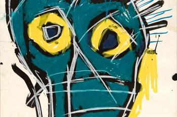Jean Michele Basquiat: Bez názvu, 1982, soukromá sbírka, zdroj: Albertina