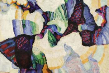 František Kupka, Formes flasques, olej na plátně, zdroj: Sotheby's New York