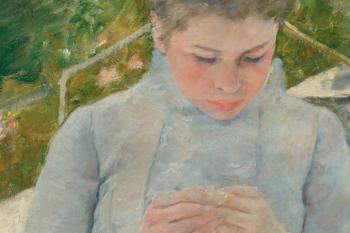 Mary Cassett,Jeune fille au jardin, zdroj: Musée d´Orsay 