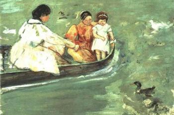 On the Water, Mary Cassett, zdroj: WikiArt 