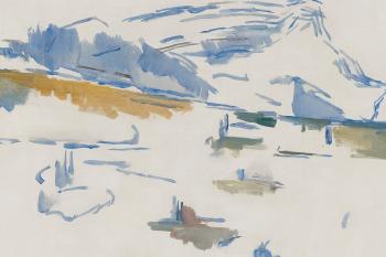 Pierre Huyghe, La Montagne Sainte-Victoire vue des Lauves, zdroj: Fondation Beyler