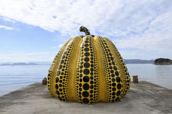 Yayoi Kusama a její dílo, zdroj: Adolf Loos Apartment and Gallery, CCN