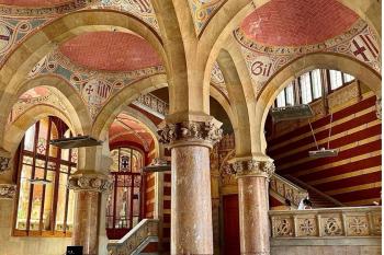 Pohled do nemocničního areálu Hospital de Sant Pau. Zdroj: Olga Petryuk