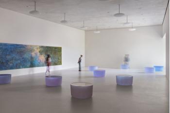 Rozšířený areál Fondation Beyeler, Wyss Museum. Zdroj: Stefan Altenburger
