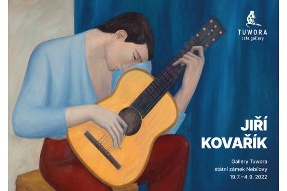 Výstava obrazů Jiřího Kovaříka v Gallery Tuwora na zámku Nebílovy, zdroj fota: zámek Nebílovy