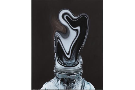 Jan Gemrot, Psychonaut 2020, olej na plátně, zdroj: Adolf Loos Apartment and Gallery