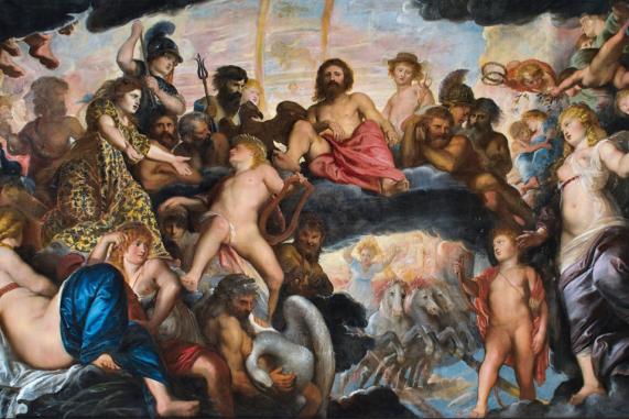 Peter Paul Rubens: Shromáždění olympských bohů, 1620, zdroj: Pražský hrad