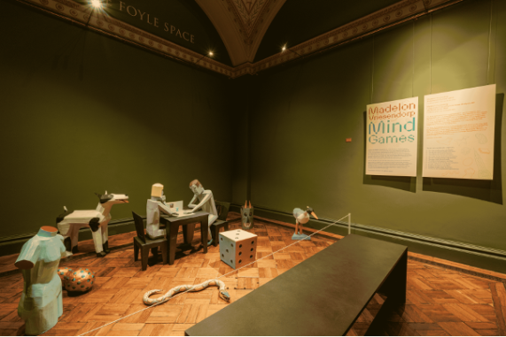Pohled do výstavy Madelon Vriesendorp: Mind Games. Zdroj: Sir John Soane's Museum