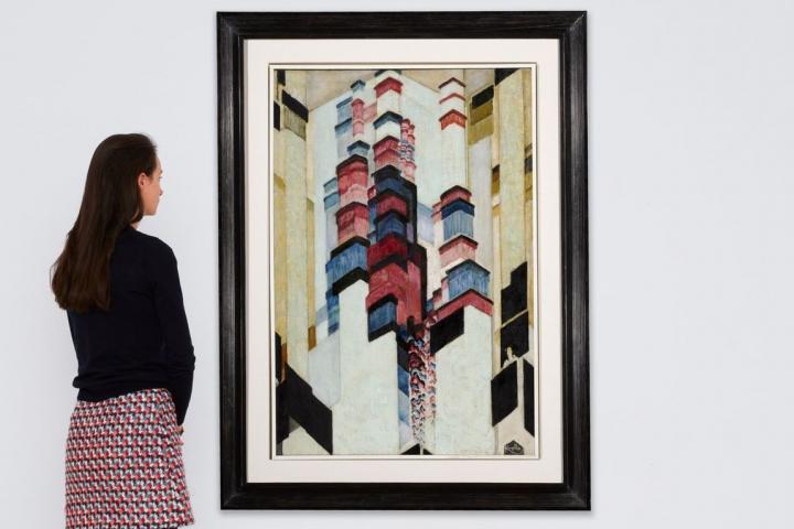 František Kupka, Tryskání II, Foto: Sotheby's