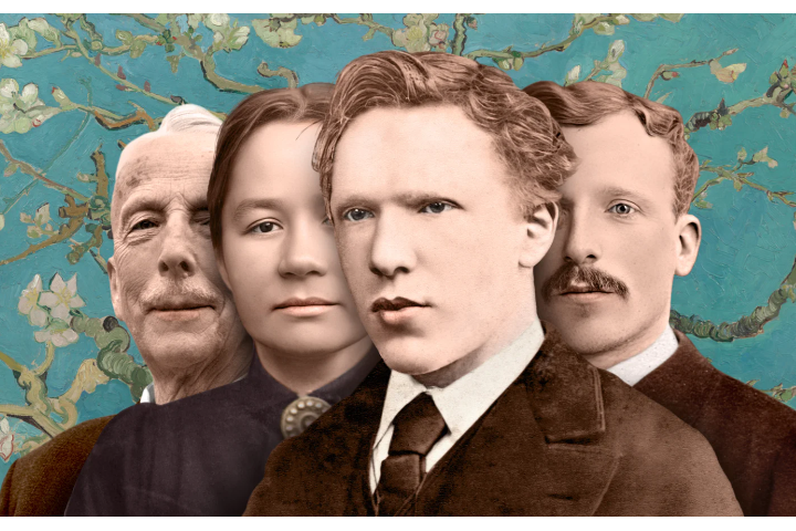 Plakát výstavy „Choosing Vincent. Portait of a Family History“, zdroj: Van Gogh Museum 