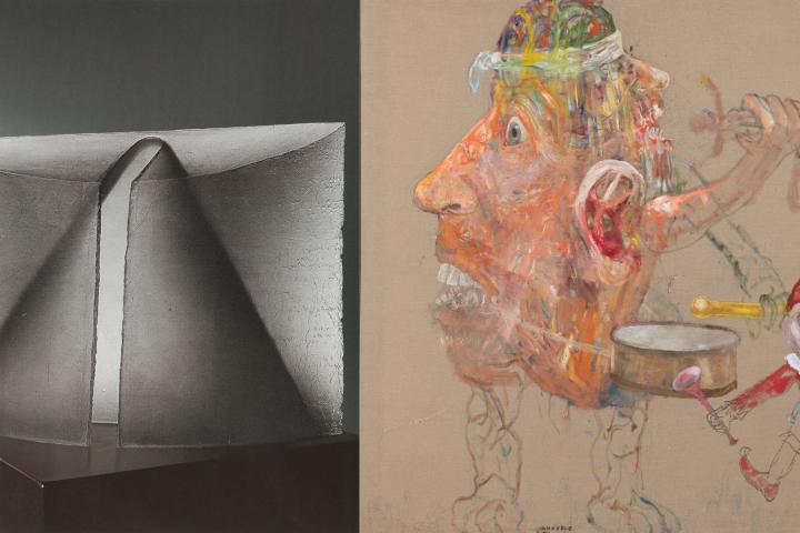 Dílo Rubáš II. (Libenský, Rychtová) A Bubeník a žrout (Jiří Anderle). Zdroj: Adolf Loos Apartment and Gallery