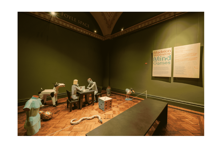 Pohled do výstavy Madelon Vriesendorp: Mind Games. Zdroj: Sir John Soane's Museum