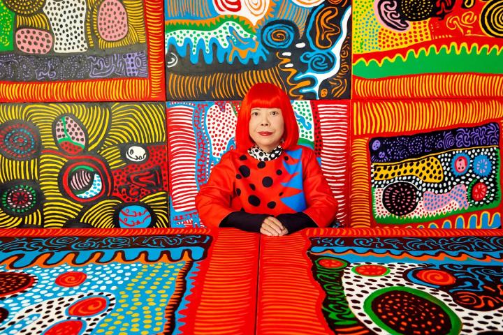 Kusama měla jedinečný výtvarný jazyk, zdroj: Adolf Loos Apartment and Gallery, Galerie Magazine 